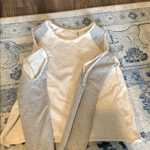 Shoulder cut out shirt